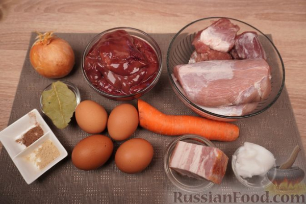 Запеченный мясной паштет